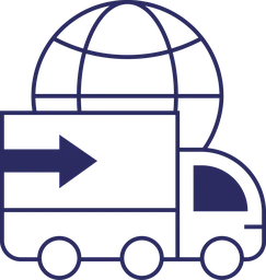 Icono de transporte fronterizo