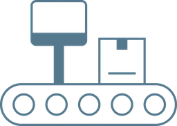 Icono de automatización y manufactura inteligente