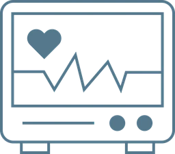 Icono de dispositivos médicos y tecnología biomédica